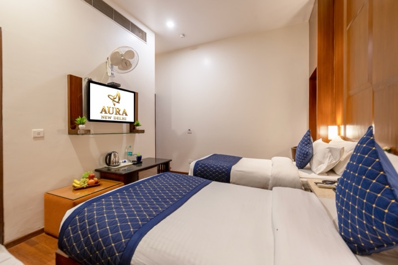 Rooms at Hotel Aura New Delhi