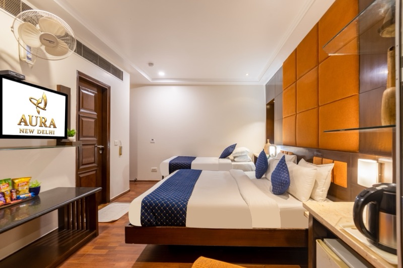 Rooms at Hotel Aura New Delhi